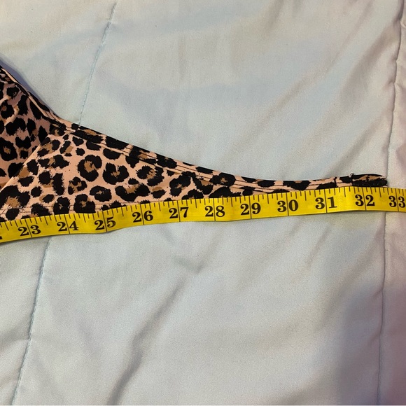 leopard animal print bikini top EUC - Picture 4 of 4